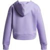 imageUnder Armour Girls Rival Fleece Crop Hoodie538 Transparent   White