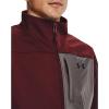imageUnder Armour Mens ColdGear Infrared Shield 20 Soft Shell690 Chestnut Red  Fresh Clay  Black