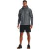 imageUnder Armour Mens Forefront Rain JacketPitch Gray 012Black