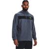 imageUnder Armour Mens Sportstyle Windbreaker044 Downpour Gray  Black  Lime Surge
