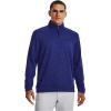 imageUnder Armour Mens Storm SweaterFleece Quarter Zip456 Bauhaus Blue   Black