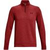 imageUnder Armour Mens Storm SweaterFleece Quarter Zip610 Stadium Red   Black