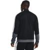 imageUnder Armour Mens Tricot Fashion Jacket001 Black  Pitch Gray  White