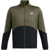 imageUnder Armour Mens Tricot Fashion Jacket390 Marine Od Green  Black  White