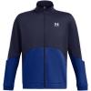 imageUnder Armour Mens Tricot Fashion Jacket410 Midnight Navy  Tech Blue  White