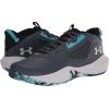 imageUnder Armour Unisex Adult Lockdown 6 Basketball Shoes400 Downpour GrayBlackWhite