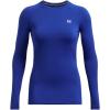 imageUnder Armour Womens Authentics Long Sleeve Crew Neck TShirt401 Royal   White