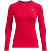 imageUnder Armour Womens Authentics Long Sleeve Crew Neck TShirt601 Red   White