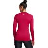 imageUnder Armour Womens Authentics Long Sleeve Crew Neck TShirt835 Flawless   White