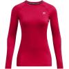 imageUnder Armour Womens Authentics Long Sleeve Crew Neck TShirt835 Flawless   White