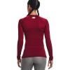 imageUnder Armour Womens Authentics Long Sleeve Crew Neck TShirtCardinal 625Black