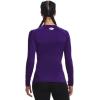 imageUnder Armour Womens Authentics Long Sleeve Crew Neck TShirtPurple 500Black