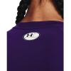 imageUnder Armour Womens Authentics Long Sleeve Crew Neck TShirtPurple 500Black