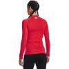 imageUnder Armour Womens Authentics Long Sleeve Crew Neck TShirtRed 600Black