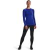 imageUnder Armour Womens Authentics Long Sleeve Crew Neck TShirtRoyal 400Black