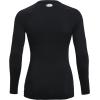 imageUnder Armour Womens HeatGear Compression LongSleeve TShirtBlack 001White