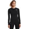imageUnder Armour Womens HeatGear Compression LongSleeve TShirtBlack 001White