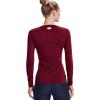 imageUnder Armour Womens HeatGear Compression LongSleeve TShirtCardinal 625White
