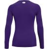 imageUnder Armour Womens HeatGear Compression LongSleeve TShirtPurple 500White