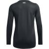 imageUnder Armour Womens HeatGear Compression LongSleeve TShirtStealth Gray  White