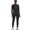 imageUnder Armour Womens HeatGear Compression LongSleeve TShirtStealth Gray  White