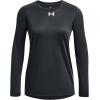 imageUnder Armour Womens HeatGear Compression LongSleeve TShirtStealth Gray  White