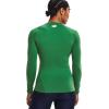imageUnder Armour Womens HeatGear Compression LongSleeve TShirtTeam Kelly Green 305Black