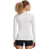 imageUnder Armour Womens HeatGear Compression LongSleeve TShirtWhite 100White