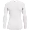 imageUnder Armour Womens HeatGear Compression LongSleeve TShirtWhite 100White