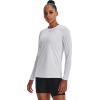 imageUnder Armour Womens HeatGear Compression LongSleeve TShirtWhitemod Gray