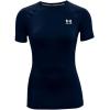 imageUnder Armour Womens HeatGear Compression ShortSleeve TShirtMidnight Navy 410White