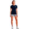 imageUnder Armour Womens HeatGear Compression ShortSleeve TShirtMidnight Navy 410White