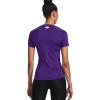 imageUnder Armour Womens HeatGear Compression ShortSleeve TShirtPurple 500White