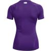 imageUnder Armour Womens HeatGear Compression ShortSleeve TShirtPurple 500White