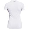 imageUnder Armour Womens HeatGear Compression ShortSleeve TShirtWhite 100White