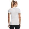 imageUnder Armour Womens HeatGear Compression ShortSleeve TShirtWhite 100White