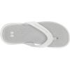 imageUnder Armour Womens Ignite Pro Marbella Graphic Flip Flop Slide Sandal100 WhiteHalo GrayHalo Gray