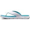 imageUnder Armour Womens Ignite Pro Marbella Graphic Flip Flop Slide Sandal101 WhiteBlue SurfBlue Surf
