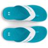 imageUnder Armour Womens Ignite Pro Marbella Graphic Flip Flop Slide Sandal101 WhiteBlue SurfBlue Surf