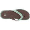 imageUnder Armour Womens Ignite Pro Marbella Graphic Flip Flop Slide Sandal300 Aqua FoamSugar CaneMetallic Sugar Cane