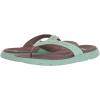 imageUnder Armour Womens Ignite Pro Marbella Graphic Flip Flop Slide Sandal300 Aqua FoamSugar CaneMetallic Sugar Cane