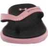 imageUnder Armour Womens Ignite Pro Marbella Graphic Flip Flop Slide Sandal600 Pink ElixirBlackBlack