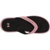 imageUnder Armour Womens Ignite Pro Marbella Graphic Flip Flop Slide Sandal600 Pink ElixirBlackBlack