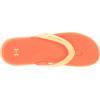 imageUnder Armour Womens Ignite Pro Marbella Graphic Flip Flop Slide Sandal800 Orange TropicAfter BurnAfter Burn