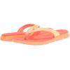 imageUnder Armour Womens Ignite Pro Marbella Graphic Flip Flop Slide Sandal800 Orange TropicAfter BurnAfter Burn