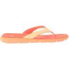 imageUnder Armour Womens Ignite Pro Marbella Graphic Flip Flop Slide Sandal800 Orange TropicAfter BurnAfter Burn