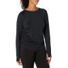 imageUnder Armour Womens Motion Long Sleeve Longline Crew001 Black   Jet Gray