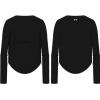 imageUnder Armour Womens Motion Long Sleeve Longline Crew002 Black   White