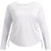 imageUnder Armour Womens Motion Long Sleeve Longline Crew101 White   Black