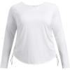 imageUnder Armour Womens Motion Long Sleeve Longline Crew101 White   Black
